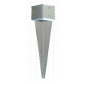 Galvanized Steel Fence Pole Anchor, Steel Ground Spike